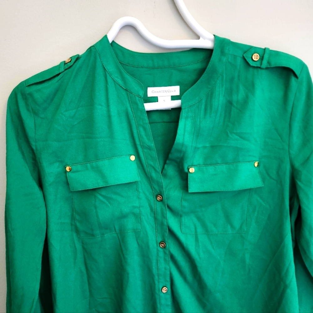 Green Blouse/top